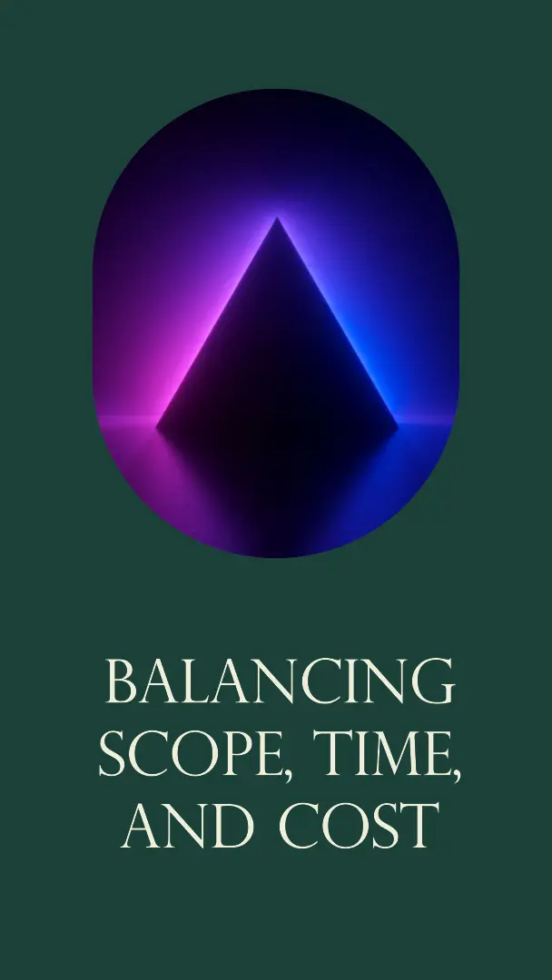 Read more about the article The Golden Triangle: Balancing Scope, Time, and Cost