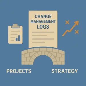 Read more about the article Change Management Logs: Bridging the Gap Between Projects and Strategy