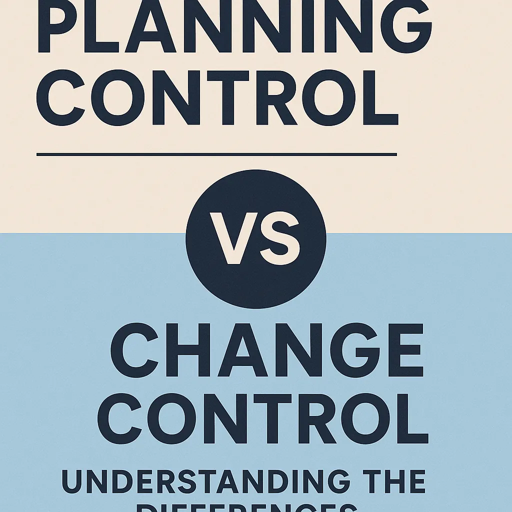 Read more about the article Planning Control vs. Change Control: Understanding the Differences