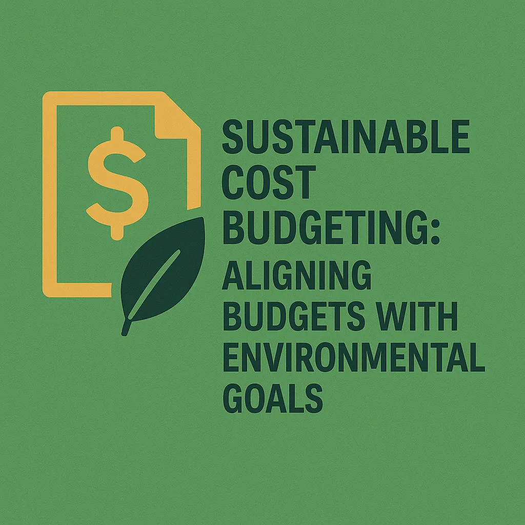You are currently viewing Sustainable Cost Budgeting: Aligning Budgets with Environmental Goals
