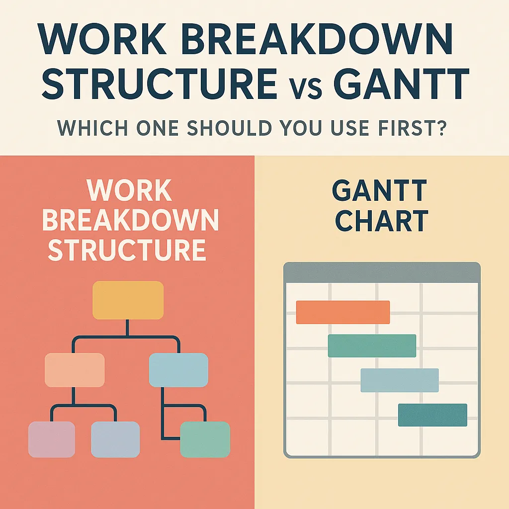 Read more about the article Work Breakdown Structure vs Gantt Chart: Which One Should You Use First?