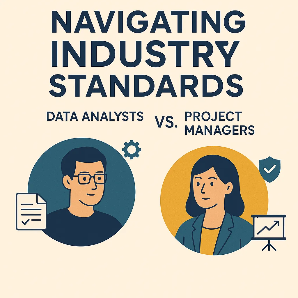 You are currently viewing Navigating Industry Standards: Data Analysts vs Project Managers