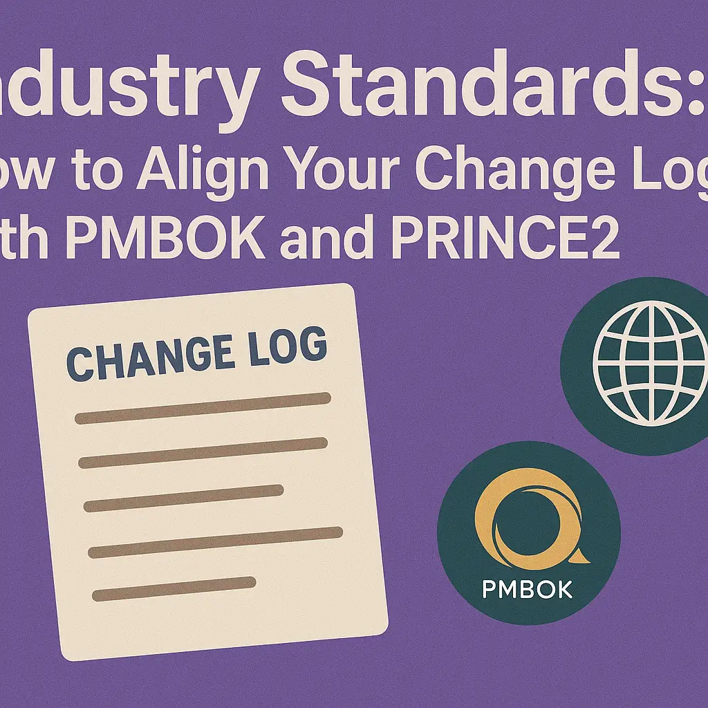 Read more about the article Industry Standards: How to Align Your Change Log with PMBOK and PRINCE2