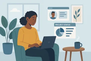 Read more about the article Remote Work and Project Status Slides: Adapting to the New Normal